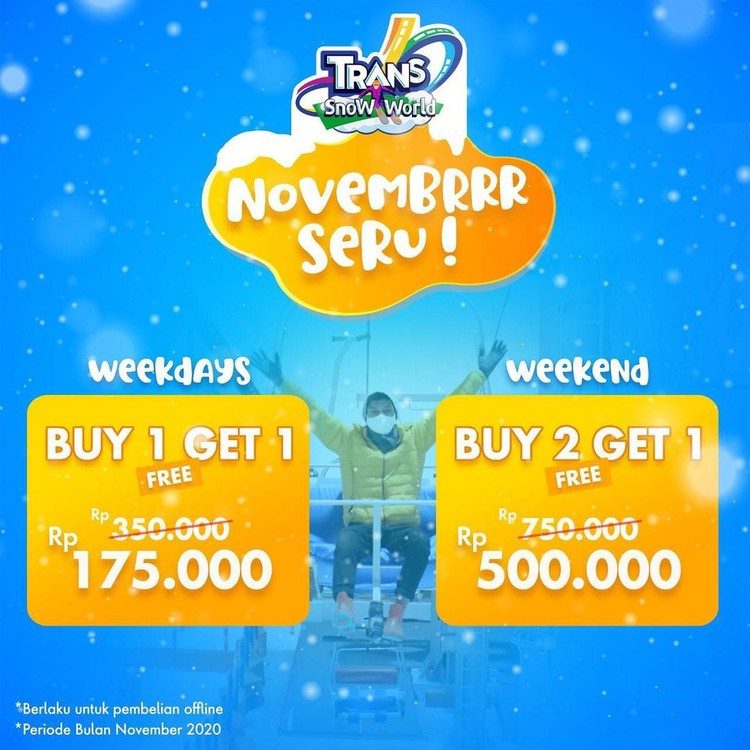 Banyak Keuntungan dan Promo Tiket Masuk Snow World Bekasi Spesial November