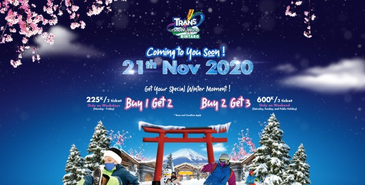 Wisata Salju ala Jepang di Trans Snow World Bintaro Kembali Dibuka