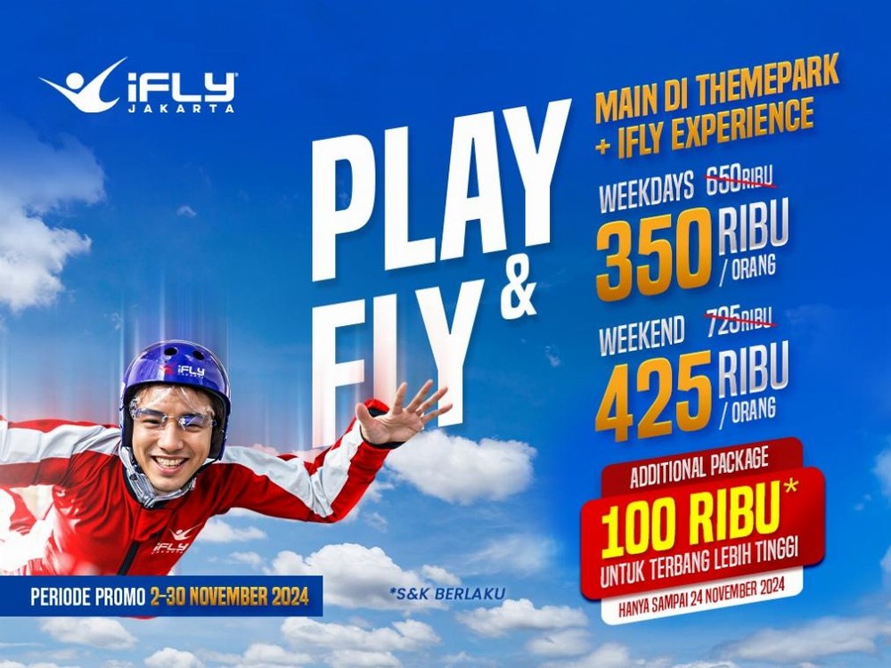 High Flight tanpa pesawat !  Serunya Terbang Lebih Tinggi di iFly Trans Studio Cibubur