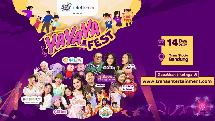 Nostalgia Di Panggung Ajaib! YAYAYA FEST Siap Hidupkan Kembali Lagu Anak Di Trans Studio Bandung!