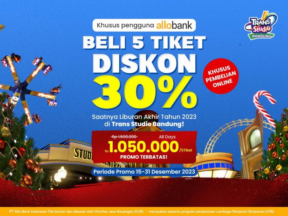 Jangan Tunda Liburan Akhir Tahunmu, Beli Tiketnya Sekarang dan Dapatkan Diskon Menarik!