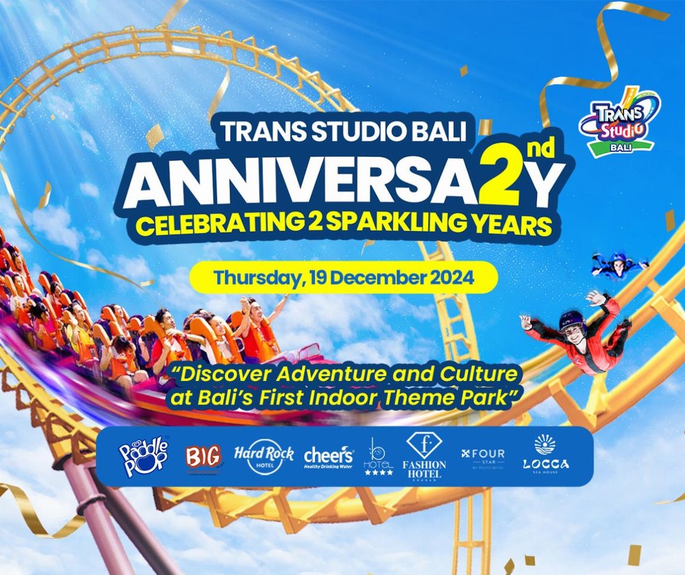 Trans Studio Bali’s 2nd Anniversary: Prizes, Fun, and Surprises Await!