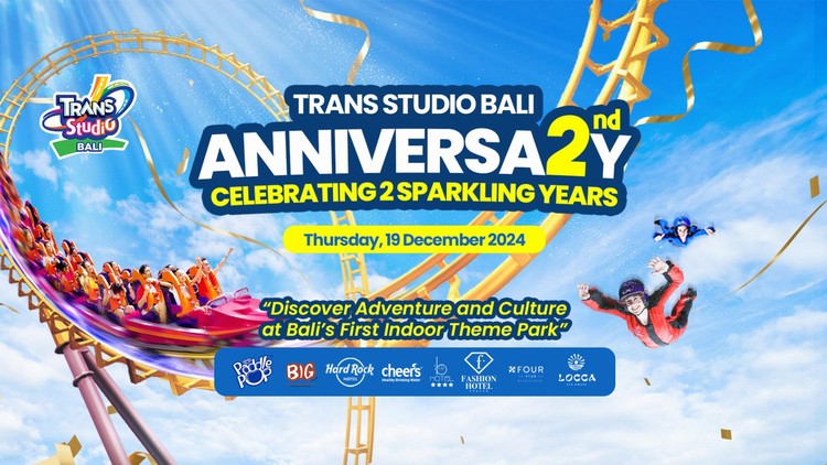 Trans Studio Bali’s 2nd Anniversary: Prizes, Fun, and Surprises Await!