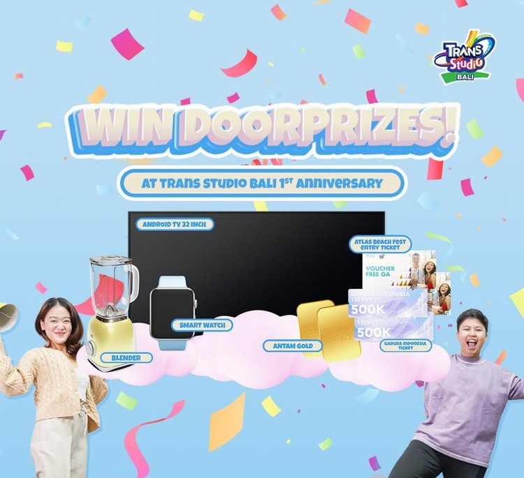 Win Doorprize and More at Trans Studio Bali 1st Anniversary Special Event!