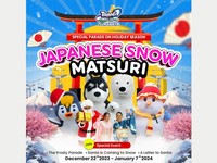 Japanese Snow Matsuri hadir untuk memeriahkan Liburan Akhir Tahun  di Trans Snow World Surabaya