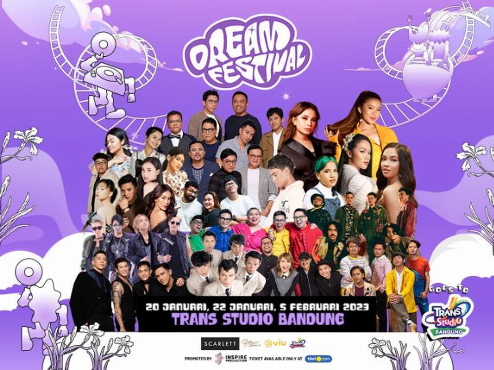 Awali Tahun Dengan Yang Spesial Bersama Dream Festival Goes To Trans Studio Bandung