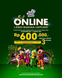 MAU LIBUR AKHIR TAHUN DI TRANS STUDIO BANDUNG? BELI TIKET ONLINE Aja ...