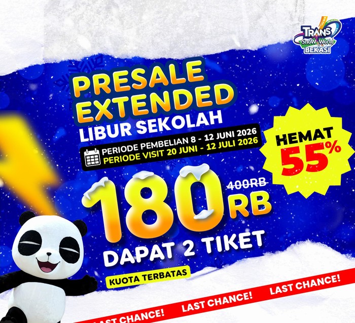 BKS PROMO PRESALE LIBUR SEKOLAH TIGA