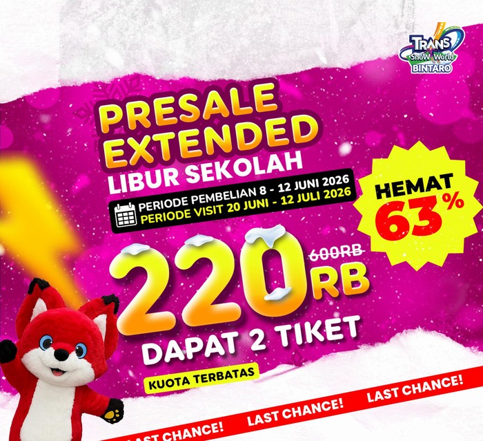 BTR PROMO PRESALE LIBUR SEKOLAH TIGA
