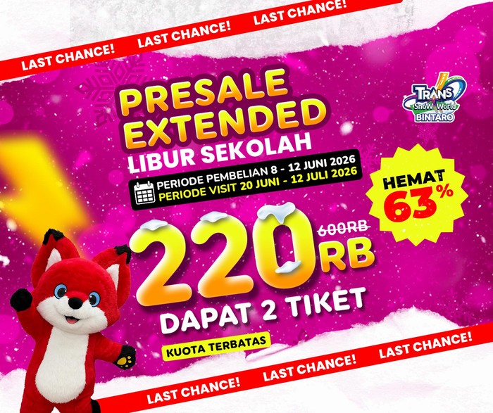 BTR PROMO PRESALE LIBUR SEKOLAH TIGA