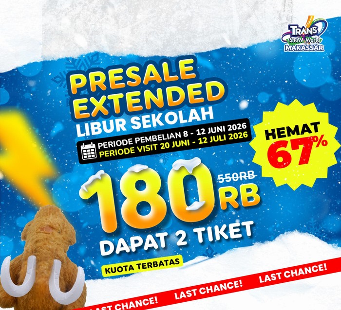 MKS PROMO PRESALE LIBUR SEKOLAH TIGA