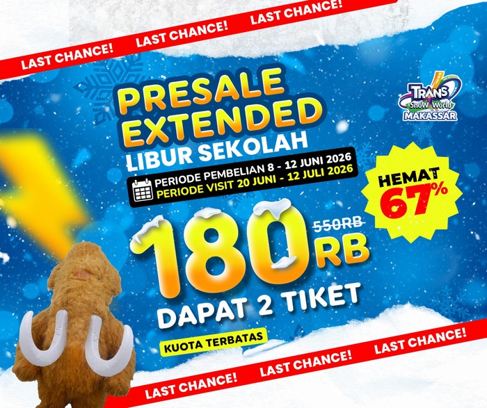 MKS PROMO PRESALE LIBUR SEKOLAH TIGA
