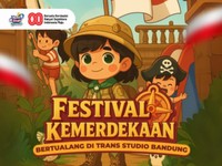Festival Kemerdekaan Berpetualang di Trans Studio Bandung