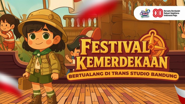 Festival Kemerdekaan Berpetualang di Trans Studio Bandung