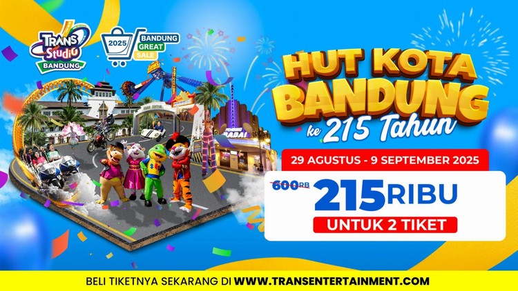Bandung Great Sale 2025 Dimulai Semua Banjir Diskon Termasuk Trans Studio Bandung