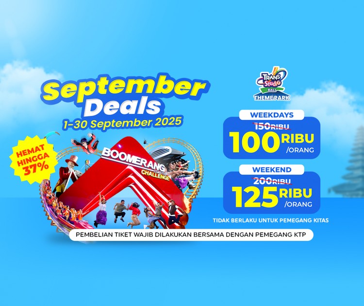 September Deals Super Hemat untuk KTP Bali