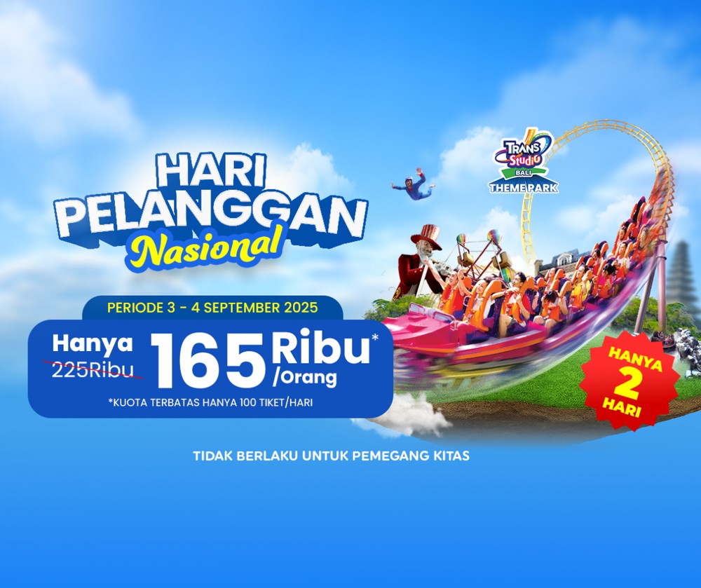 Kabar Gembira! Promo Special Ngabuburides di Trans Studio Theme Park Bali Diperpanjang, Jangan Sampai Kelewatan!