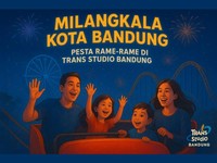 Milangkala Bandung 215 Tahun Saatnya Warga Bandung Raya Punya Golden Ticket ke Trans Studio Bandung