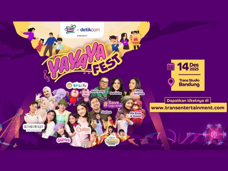 Nostalgia di Panggung Ajaib YAYAYA FEST Siap Hidupkan Kembali Lagu Anak di Trans Studio Bandung