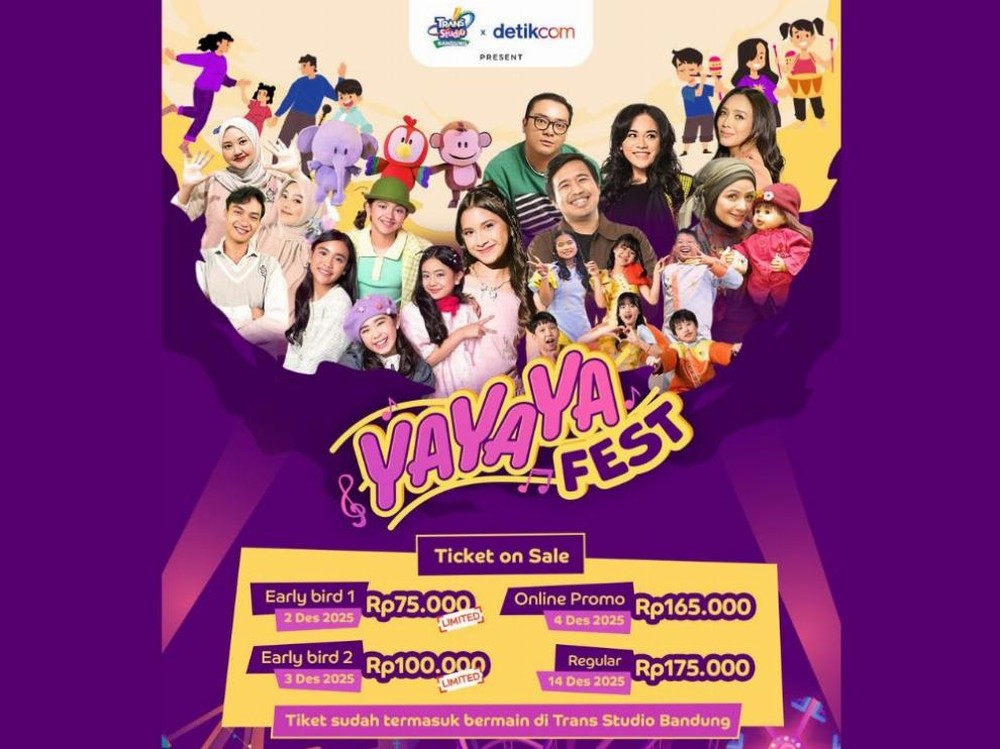 Tiket Early Bird 1 YAYAYA FEST Sold Out Dalam Waktu Kurang Dari 1 Jam Siapkan Diri Besok Jangan Sampai Kehabisan Lagi