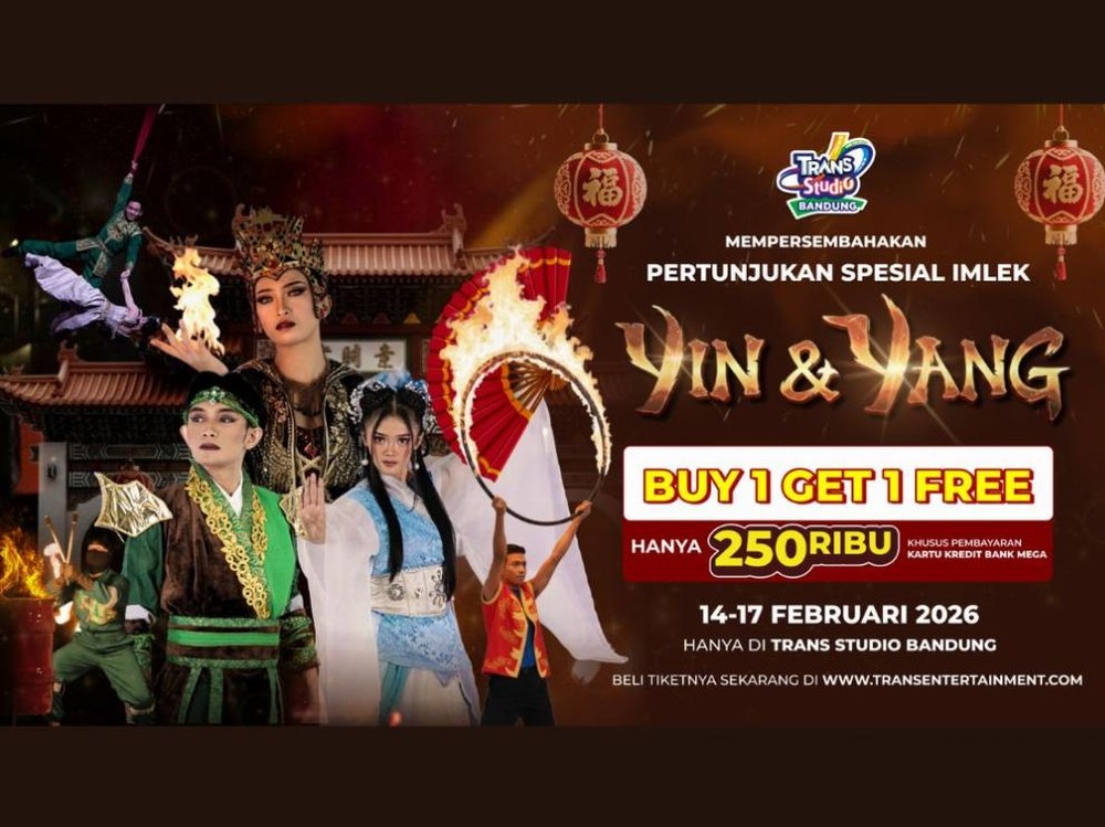 Pertunjukan Spesial Imlek Yin  Yang dan Nikmati Diskon Hingga 55 hanya di Trans Studio Bandung