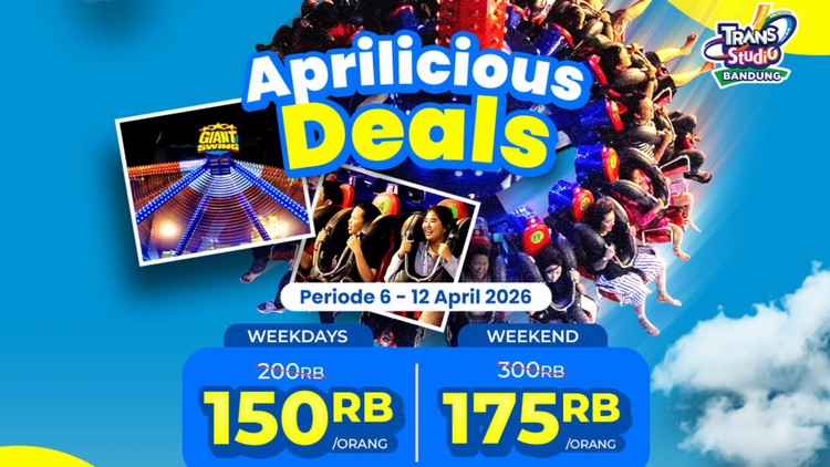 Liburan Seru di April Cek Promo Aprilicious Deals Trans Studio Bandung yang Bikin Kantong Happy