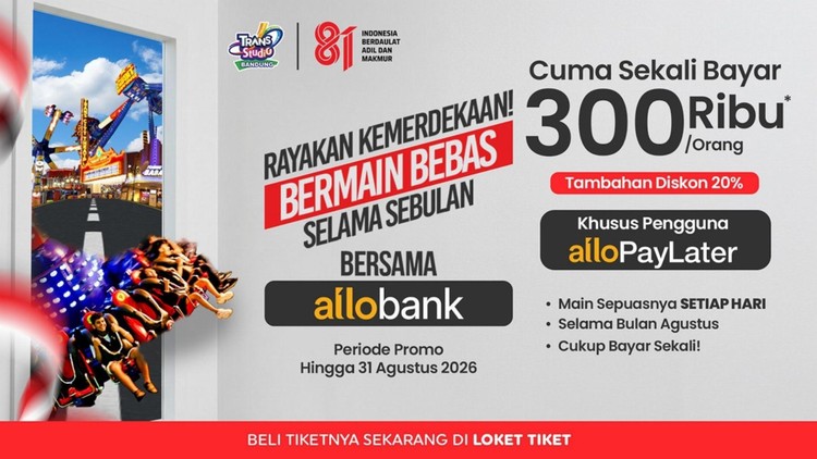 Cuma Rp300 Ribu Bisa Main Berkalikali di Trans Studio Bandung
