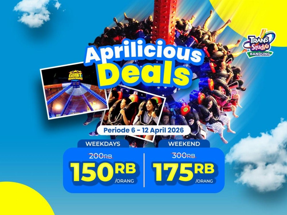 Liburan Seru di April Cek Promo Aprilicious Deals Trans Studio Bandung yang Bikin Kantong Happy