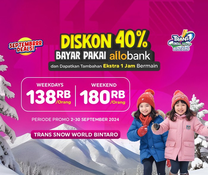 PROMO BTR ALLOBANK DISKON 40 PERSEN