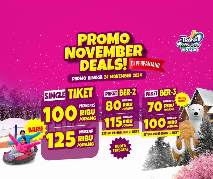 PROMO BTR NOVEMBER DEALS EXTENDED