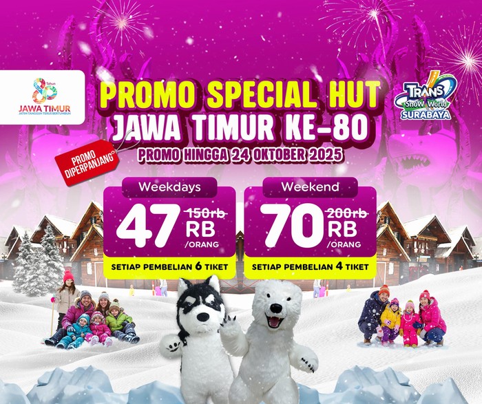 PROMO HUT JAWA TIMUR EXTEND