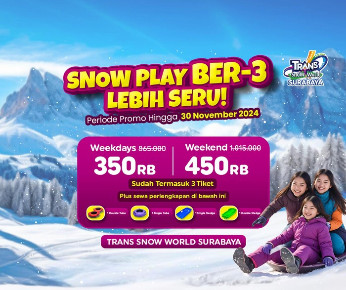 Promo SBY SNOWPLAY BER3