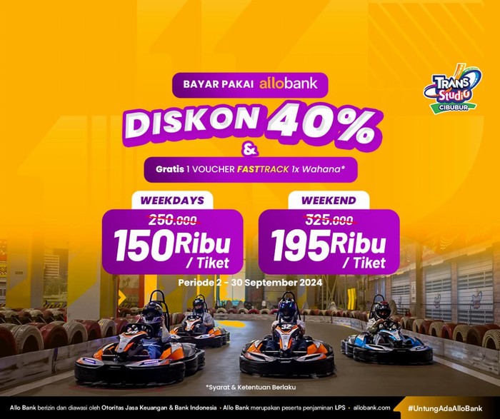 TSC ALLOBANK DISKON 40 PERSEN