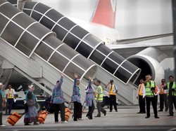 68 Calhaj dari Solo yang Sempat Tertunda Keberangkatannya Kini Sudah di Saudi