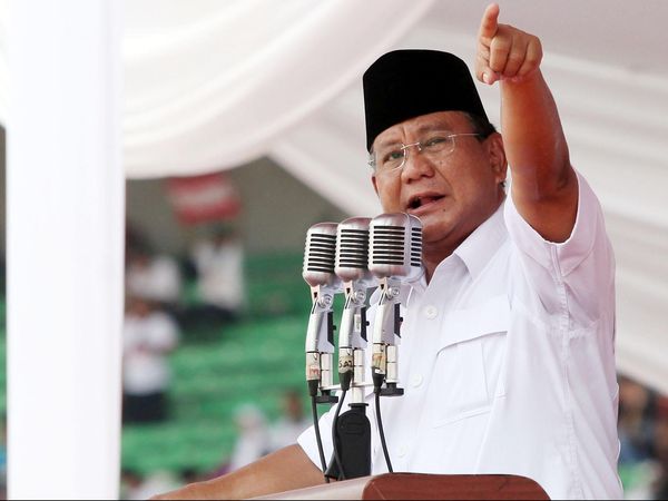 Foto: Kostum Prabowo dari Pilpres 2009-2019