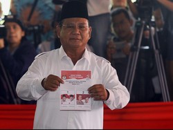 Prabowo Nyoblos di Hambalang Bogor, Tim akan Kumpul di Kertanegara