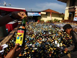 Amankan Ramadan, Polda Malut Sita Ribuan Knalpot Bising hingga Miras