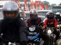 Pengendara Motor Masih Dominasi Jalur Mudik di Jabar