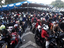 Motor Pemudik Tiba di Solo, Jumlahnya Jauh Lebih Rendah dari Prediksi