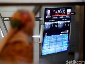 Rehat Siang, IHSG Melemah 5 Poin