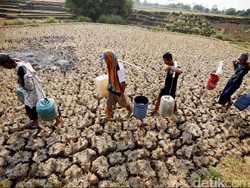 7 Waduk Mengering, Hampir 30 Ribu Warga Wonogiri Kesulitan Air Bersih