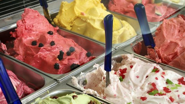 Ilustrasi es krim Ilustrasi es krim