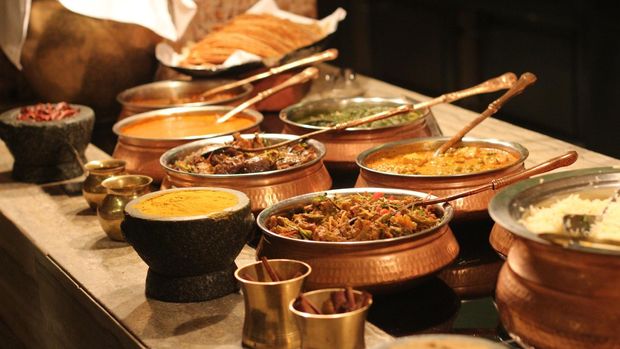 Ilustrasi makanan India
