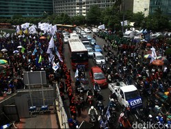 8.542 Personel Kepolisian Siap Amankan Demo Buruh Hari ini