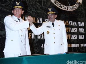 Djarot Bakal Jadi Cawagub Gantikan Heru? Ahok: Tergantung PDIP Djarot Bakal Jadi Cawagub Gantikan Heru? Ahok: Tergantung PDIP