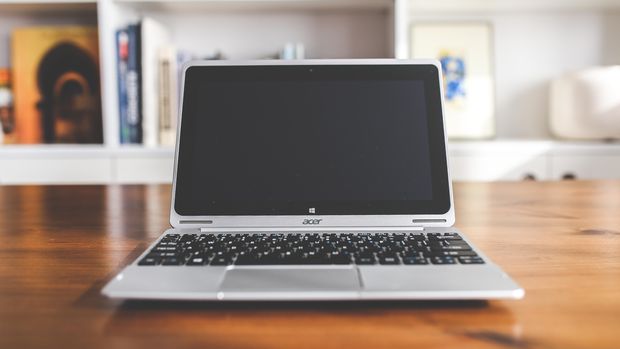 Ilustrasi laptop Acer