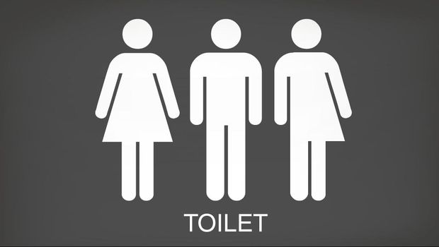 Ilustrasi Toilet Transgender