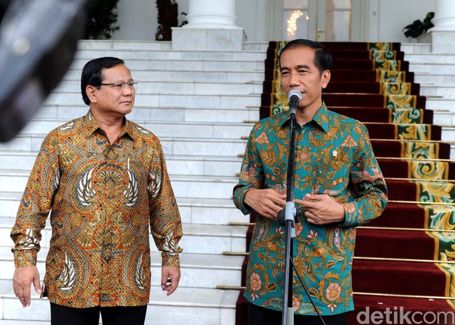 Survei Litbang Kompas: Jokowi 55,9%, Prabowo 14,1%, Gatot 1,8%
