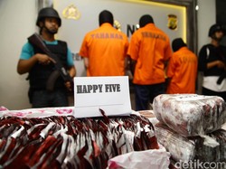 Ribuan Pil Happy Five Ditemukan di Perkebunan di Bengkalis
