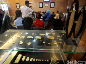 Emas Antam Naik Rp 1.000 Jadi Rp 553.000/Gram